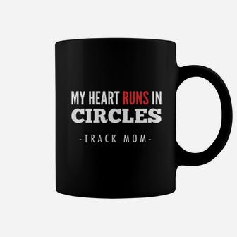 Track Mom Run Circles Coffee Mug - Seseable