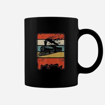 Train Railroad Locomotive Engineer Vintage Gift Coffee Mug - Seseable