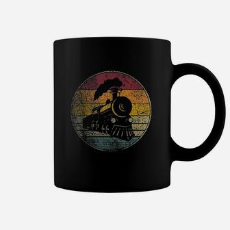 Train Vintage Distressed Retro Engineer Engine Conductor Coffee Mug - Seseable