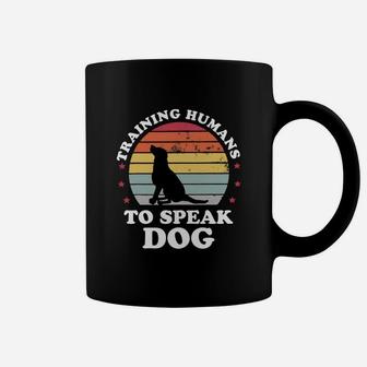Training Humans To Speak Dog Coffee Mug - Seseable