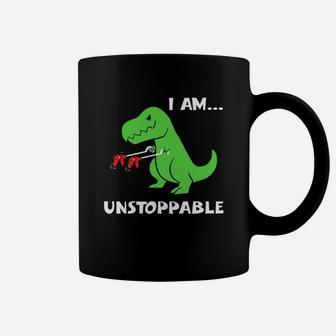 Trex Dinosaur I Am Unstoppable Xmas Coffee Mug - Seseable