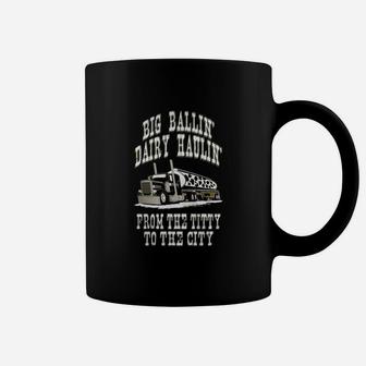Truck Driver Dairy Hauler Tanker Truck Tshirts Coffee Mug - Seseable