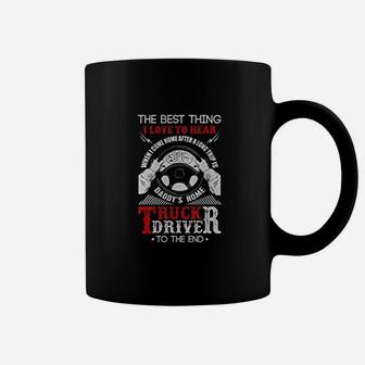 Truck Drivers Daddy Proud To Be A Trucker Coffee Mug - Seseable