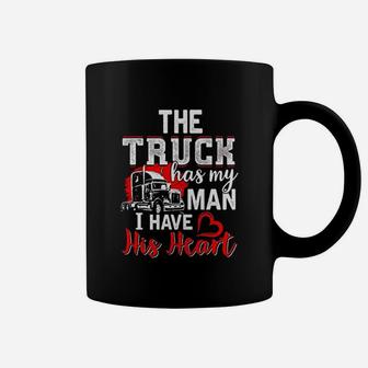 Trucker Wife Truck Driver Funny Girlfriend Gift Coffee Mug - Seseable