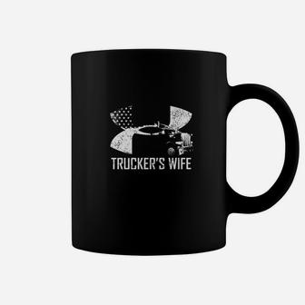 Truckers Wife For Christmas Coffee Mug - Seseable
