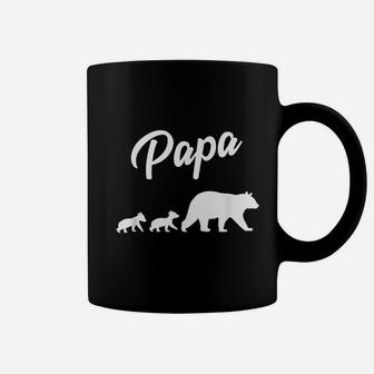 Twin Dad Papa Bear, dad birthday gifts Coffee Mug - Seseable