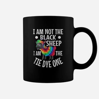 Tye Dye Sheep Of My Family Not Black Sheep Coffee Mug - Seseable
