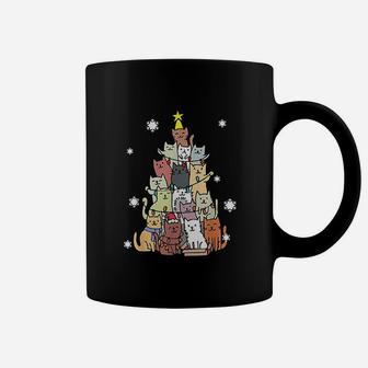 Ugly Christmas Cat Tree Coffee Mug - Seseable