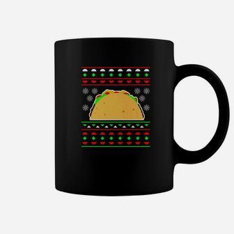 Ugly Christmas Taco Merry Xmas White Elephant Gift Coffee Mug - Seseable