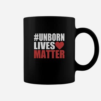 Unborn Lives Matter Women's Dark Unborn Lives Matter Coffee Mug - Seseable