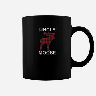 Uncle Moose Red Plaid Buffalo Matching Family Pajama Coffee Mug - Seseable
