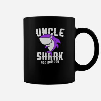 Uncle Shark Daddy Grandfather Halloween Christmas Coffee Mug - Seseable
