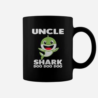 Uncle Shark Doo Doo Mommy Auntie Coffee Mug - Seseable