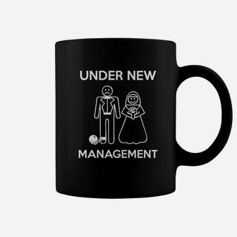 Under New Management Funny Wedding Bachelor Party Coffee Mug - Seseable