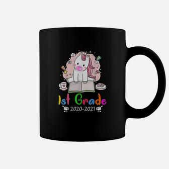 Unicorn Hello 1st Grade Back To School Gift Coffee Mug - Seseable
