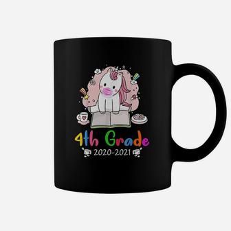 Unicorn Hello 4th Grade Back To School Gift Coffee Mug - Seseable