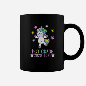 Unicorn Hello First Grade 2020 2021 Back To School Coffee Mug - Seseable