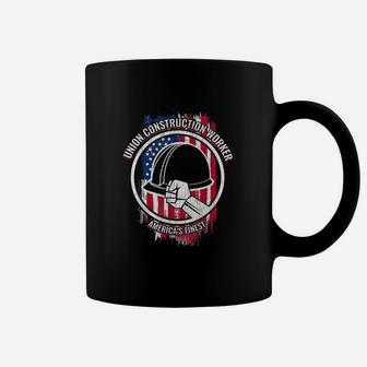 Union Construction Worker Gifts For Builders Coffee Mug - Seseable