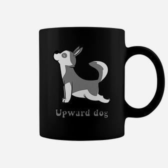Upward Dog And Downward Dog Siberian Husky Yoga Coffee Mug - Seseable