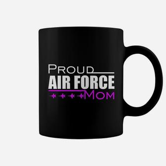 U.s. Air Force Proud Pink Mom Gift Usaf Mom Coffee Mug - Seseable