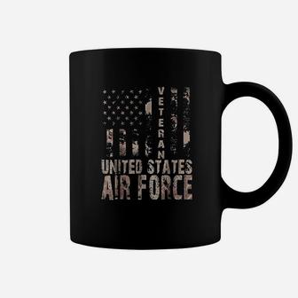 Us Air Force Veteran Camo Coffee Mug - Seseable