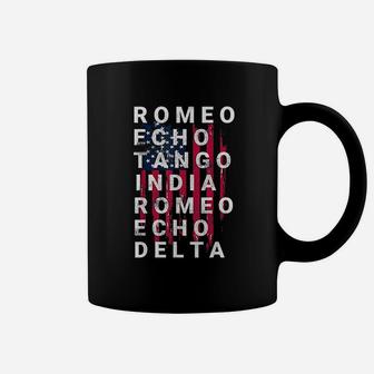 Us Army Retired Phonetic Military Alphabet Gift Coffee Mug - Seseable