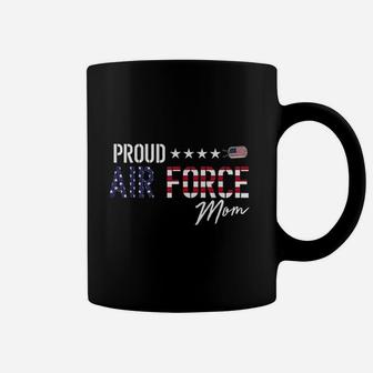 Us Flag Proud Air Force Mom Coffee Mug - Seseable