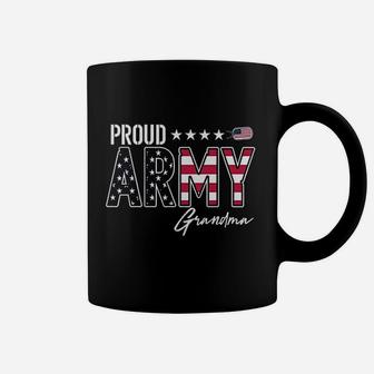 Us Flag Proud Army Grandma Coffee Mug - Seseable