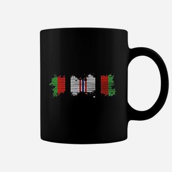 Usamm Distressed Afghanistan Campaign Medal Ribbon Veteran Coffee Mug - Seseable