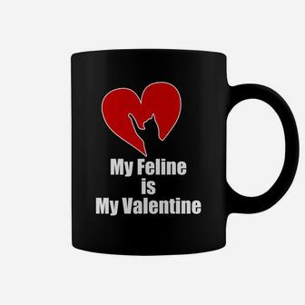 Valentine Gift For Women Cat Valentine Coffee Mug - Seseable
