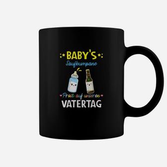 Vatertag Tassen Baby's Subwoofer - Prost mit Baby- & Bierflaschen Motiv - Seseable