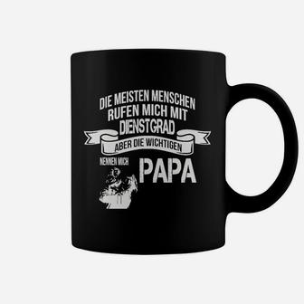 Vatertag Tassen Wichtiger Titel Papa, Lustig mit Motorrad-Design - Seseable