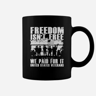 Veteran-freedom Is Not Free - Veteran Us Coffee Mug - Seseable