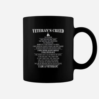 Veterans Creed Im A Veteran Coffee Mug - Seseable