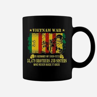 Vietnam Era War Veteran United States Us Flag Vintage Soldier In Memory Coffee Mug - Seseable