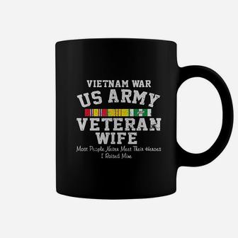Vietnam War Us Army Veteran Wife Veterans Day Gift Coffee Mug - Seseable
