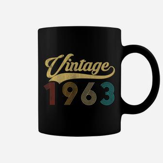 Vintage 1963 56th Birthday Gift For Men Women Coffee Mug - Seseable