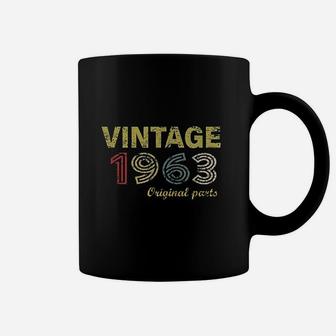 Vintage 1963 59 Years Old Bday 59th Birthday Gift Men Women Coffee Mug - Seseable