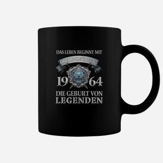 Vintage 1964 Geburtsjahr Legenden Tassen, Retro Motiv Tee - Seseable