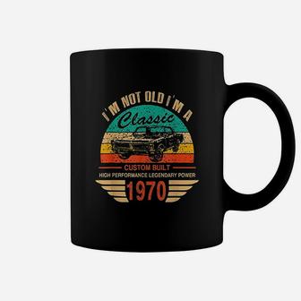 Vintage 1970 Classic Car Apparel For Legends Born In 1970 Coffee Mug - Seseable