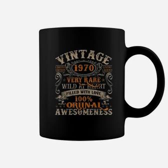 Vintage 1970 Retro Birthday Coffee Mug - Seseable