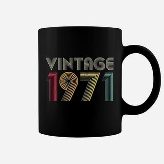 Vintage 1971 Birthday Retro Coffee Mug - Seseable