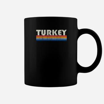 Vintage 70s 80s Style Turkey Coffee Mug - Seseable