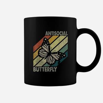 Vintage Antisocial Butterfly Coffee Mug - Seseable
