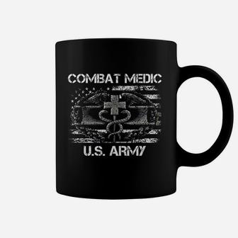 Vintage Army Combat Medic Veteran Gift For Us Army Veteran Coffee Mug | Seseable FR