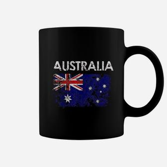 Vintage Australia Australian Flag Pride Gift Coffee Mug - Seseable