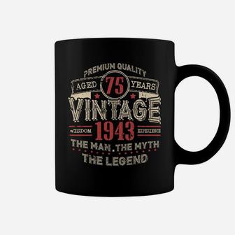 Vintage Awesome Legends Born In 1943 Aged 79th Yrs Years Old Coffee Mug - Seseable