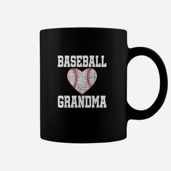 Vintage Baseball Grandma Funny Gift Coffee Mug - Seseable