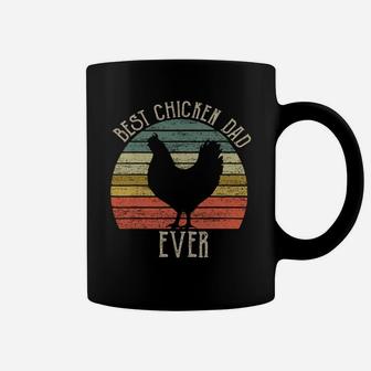 Vintage Best Chicken Dad Ever Chicken Lovers Father’s Day Coffee Mug - Seseable