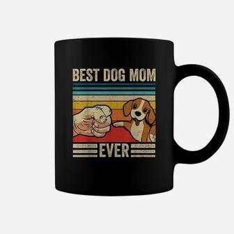 Vintage Best Dog Mom Ever Unique Gifts For Mom Coffee Mug - Seseable
